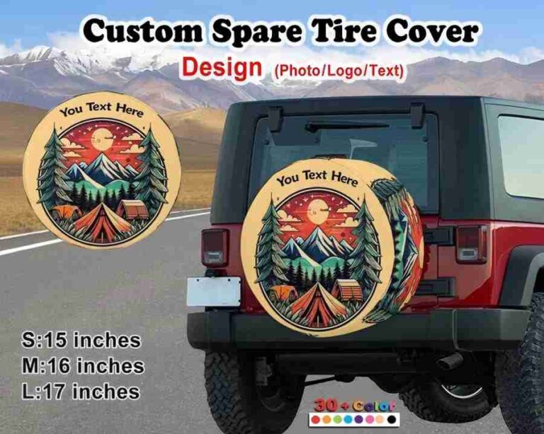Automobile spare tire cover customization revolution