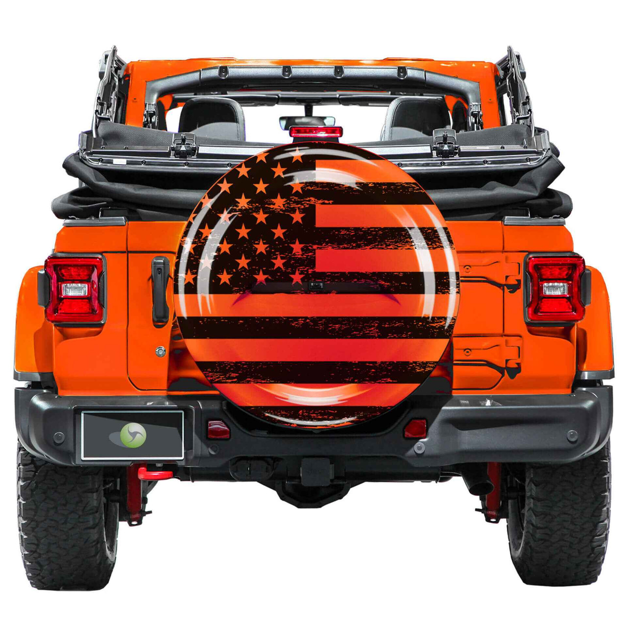 Cobertura do pneu sobresselente do Jeep Wrangler