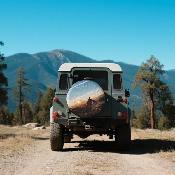 Elastic Leather Spare Tire Cover