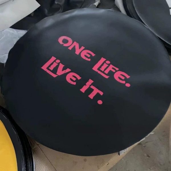 Custom PVC Tire Cover for RV & Jeep