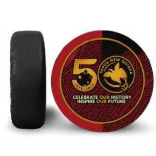 Custom patterned spare tire cover