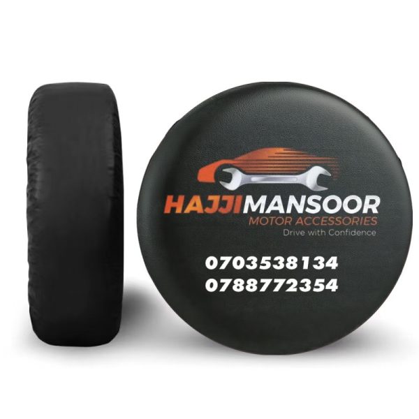 Custom patterned spare tire cover