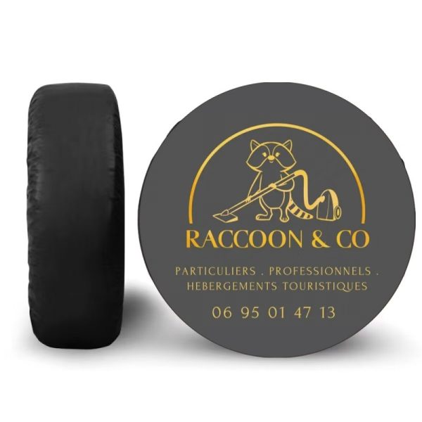 Custom patterned spare tire cover