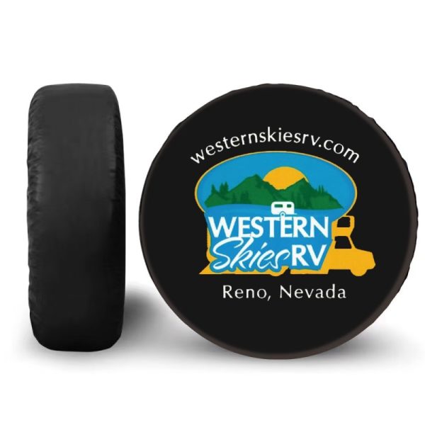 Custom patterned spare tire cover