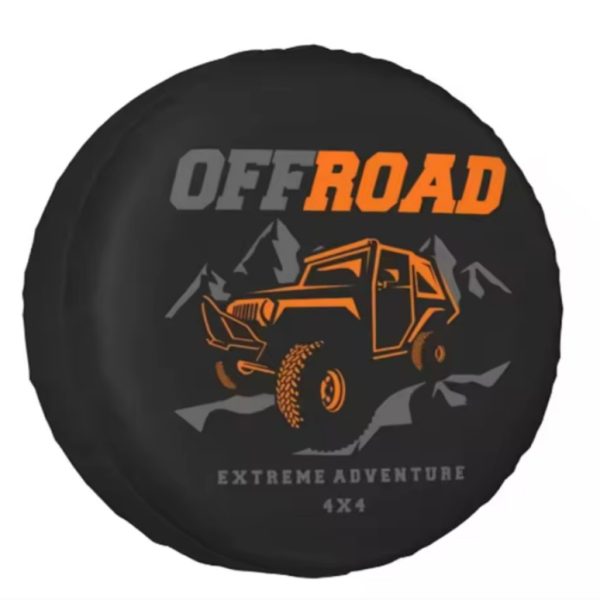Custom patterned spare tire cover
