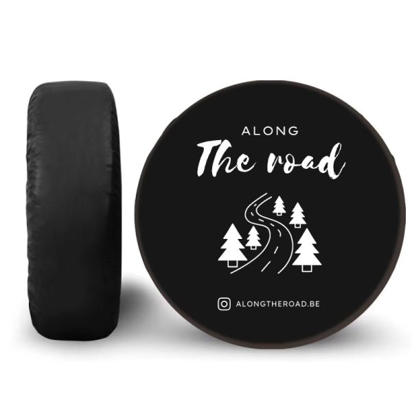 Custom patterned spare tire cover