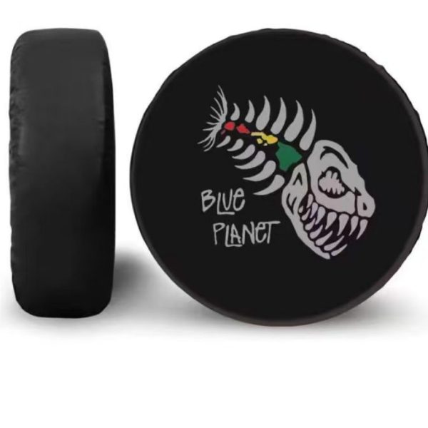 Custom patterned spare tire cover