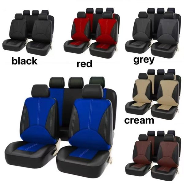 Hand-Stitched Leather Car Seat Covers