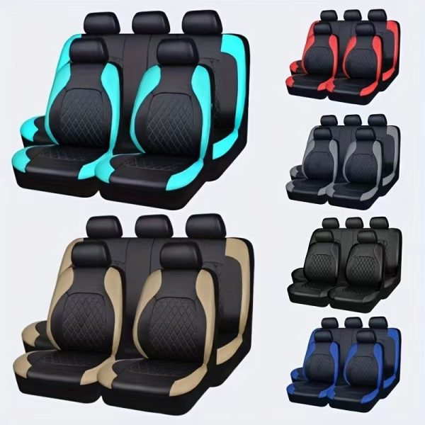 Hand-Stitched Leather Car Seat Covers